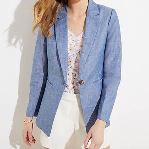 Chambray blazer